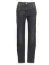 Brunello Cucinelli Skinny Jeans Black In Black