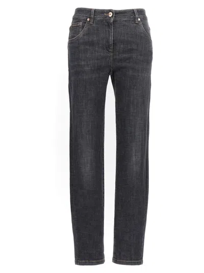 BRUNELLO CUCINELLI BLACK SKINNY JEANS