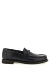 Brunello Cucinelli Black Solid Penny Loafer In Black