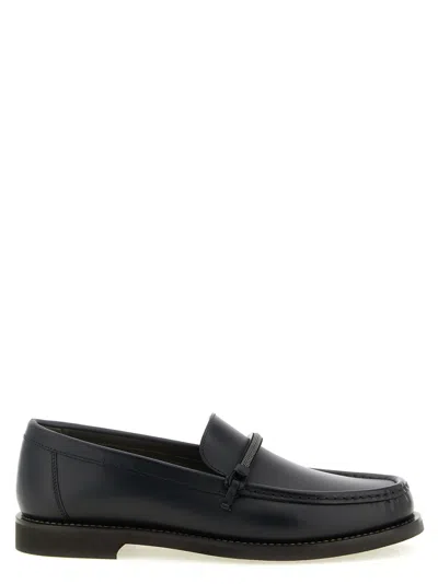 BRUNELLO CUCINELLI WOMEN BLACK SOLID PENNY LOAFER
