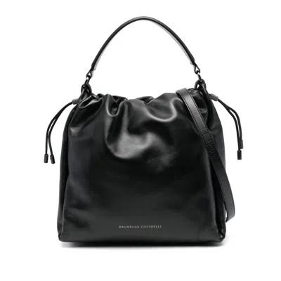 Brunello Cucinelli Black Tote Bags Women