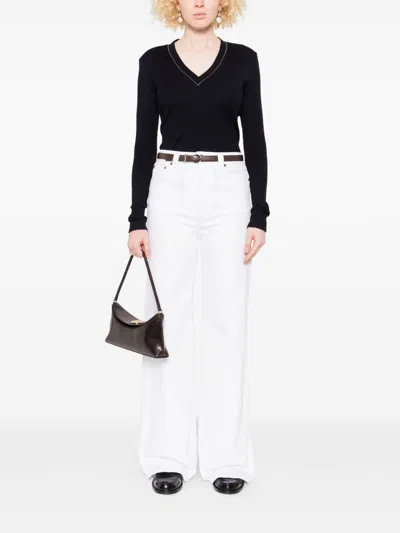 BRUNELLO CUCINELLI BRUNELLO CUCINELLI BLACK V-NECK