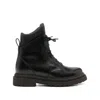 Brunello Cucinelli Lace-up Ribbed-knit Boots In Multi
