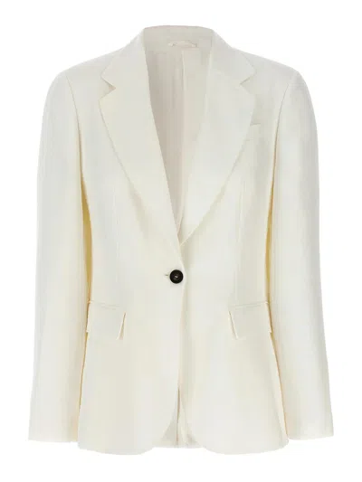 BRUNELLO CUCINELLI BLAZER - BLANCO