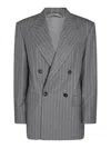Brunello Cucinelli Blazer In Grey