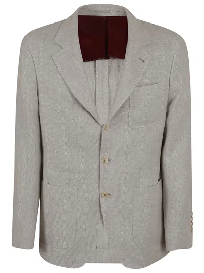 Brunello Cucinelli Blazer In Gray