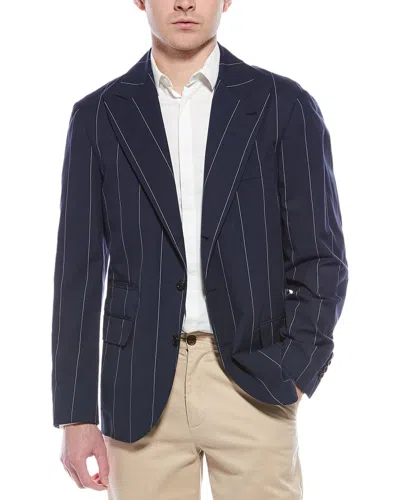 Brunello Cucinelli Blazer In Blue