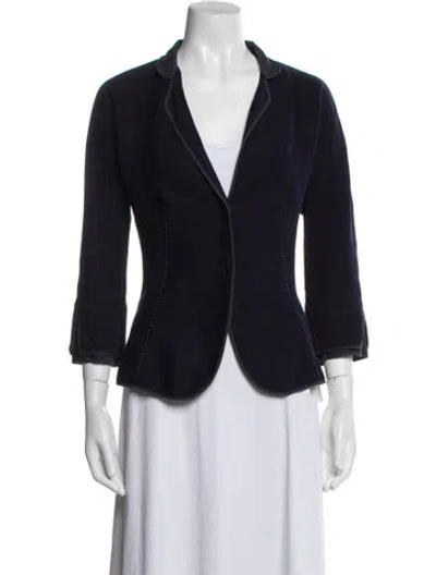 Pre-owned Brunello Cucinelli Blazer In Blue