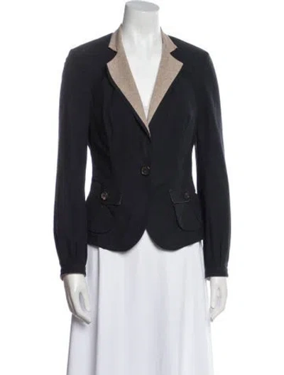 Pre-owned Brunello Cucinelli Blazer In Blue