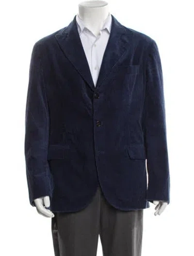 Pre-owned Brunello Cucinelli Blazer In Blue
