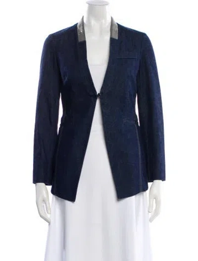 Pre-owned Brunello Cucinelli Blazer In Blue
