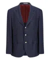 Brunello Cucinelli Blazer Jacket In Blue
