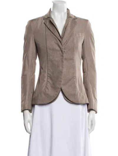 Pre-owned Brunello Cucinelli Blazer In Brown