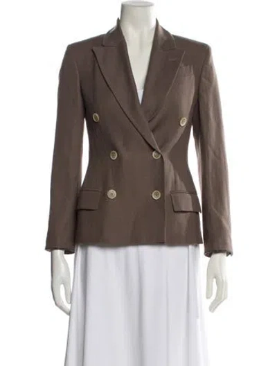 Pre-owned Brunello Cucinelli Blazer In Brown