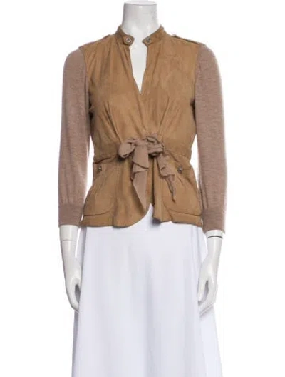 Pre-owned Brunello Cucinelli Blazer In Brown
