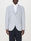 Brunello Cucinelli Blazer  Men Color Gnawed Blue In Gnawed Blue