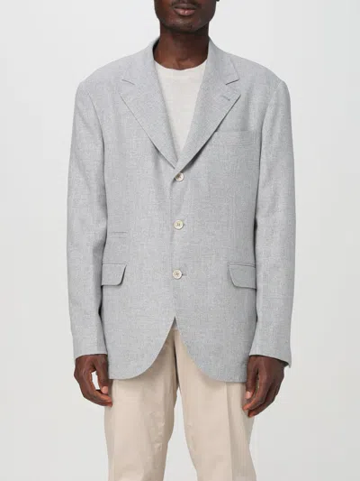 Brunello Cucinelli Blazer  Men Color Grey In Grau
