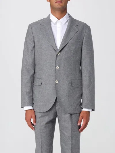Brunello Cucinelli Blazer  Men Color Grey In Gray