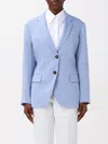 Brunello Cucinelli Blazer  Woman Color Blue In Blue
