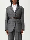 Brunello Cucinelli Blazer  Woman Color Blue In Gray