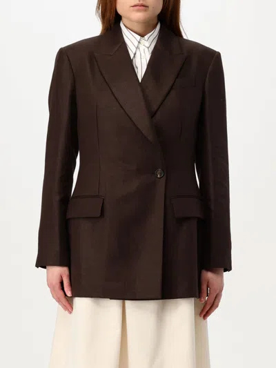 Brunello Cucinelli Blazer  Woman Color Brown