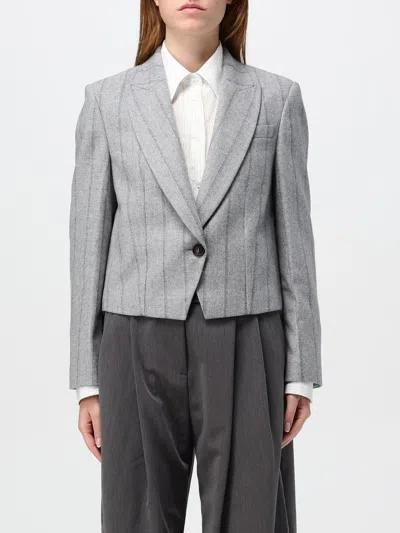 Brunello Cucinelli Blazer  Woman Color Grey In Grau