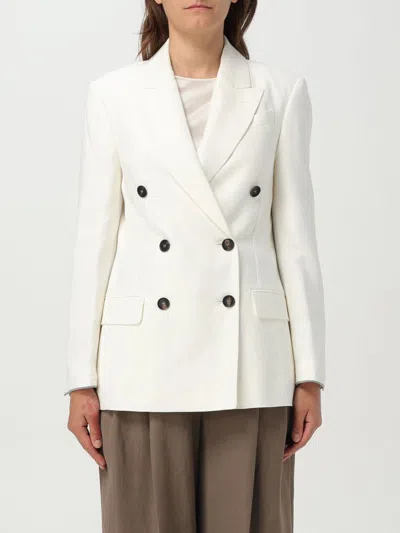 Brunello Cucinelli Blazer  Woman Color Natural