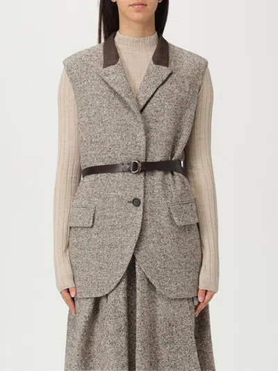 Brunello Cucinelli Blazer  Woman Color Ocher
