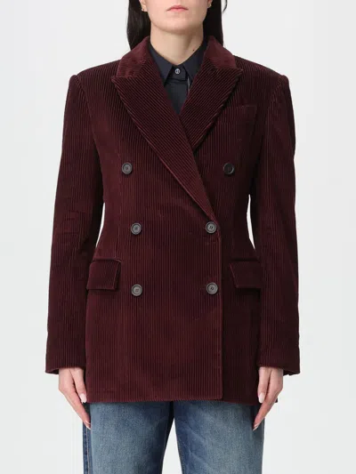 BRUNELLO CUCINELLI JACKET BRUNELLO CUCINELLI WOMAN COLOR WINE,H30849114