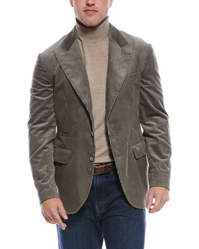 Brunello Cucinelli Blazer In Green