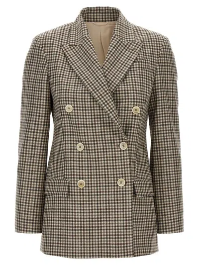 BRUNELLO CUCINELLI BRUNELLO CUCINELLI BLAZER CHECK MONILE