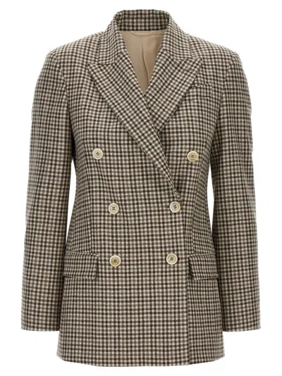 BRUNELLO CUCINELLI BLAZER CHECK MONILE