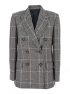 Brunello Cucinelli Blazer In Gray
