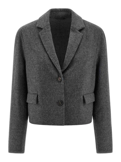 BRUNELLO CUCINELLI BLAZER - GRIS