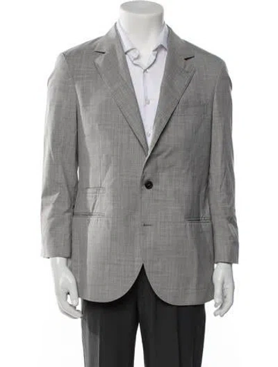 Pre-owned Brunello Cucinelli Blazer In Gray
