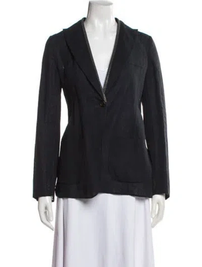Pre-owned Brunello Cucinelli Blazer In Gray