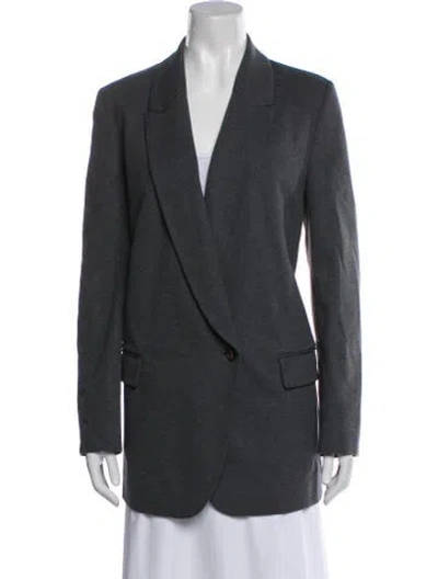 Pre-owned Brunello Cucinelli Blazer In Gray