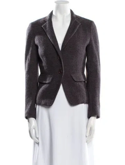 Pre-owned Brunello Cucinelli Blazer In Gray