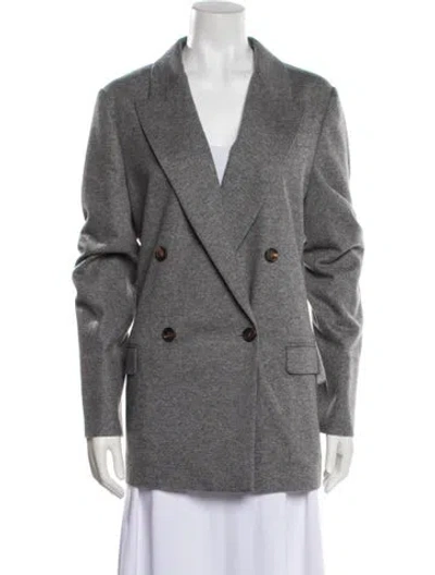 Pre-owned Brunello Cucinelli Blazer In Gray