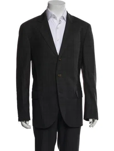 Pre-owned Brunello Cucinelli Blazer In Gray