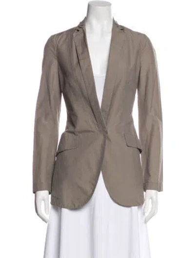 Pre-owned Brunello Cucinelli Blazer In Gray