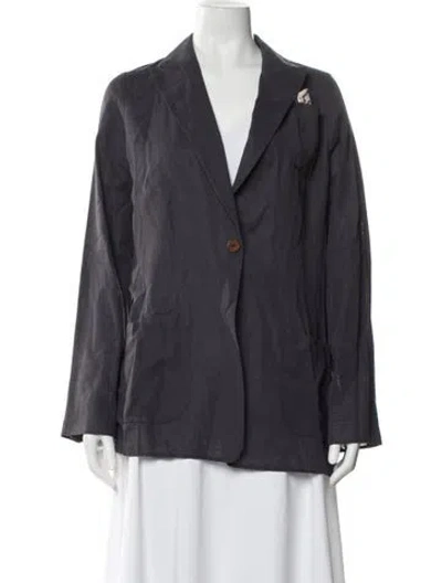 Pre-owned Brunello Cucinelli Blazer In Gray