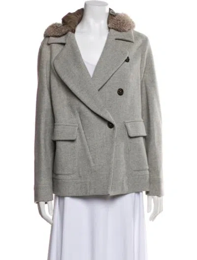 Pre-owned Brunello Cucinelli Blazer In Gray