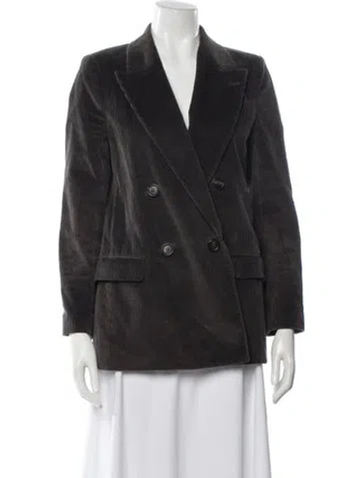 Pre-owned Brunello Cucinelli Blazer In Gray