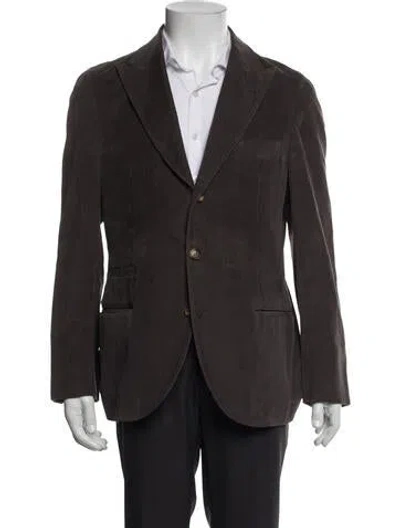 Pre-owned Brunello Cucinelli Blazer In Gray