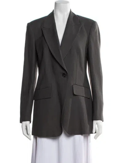 Pre-owned Brunello Cucinelli Blazer In Gray