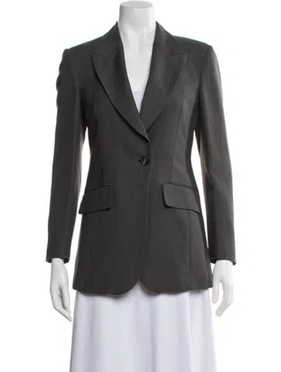 Pre-owned Brunello Cucinelli Blazer In Gray
