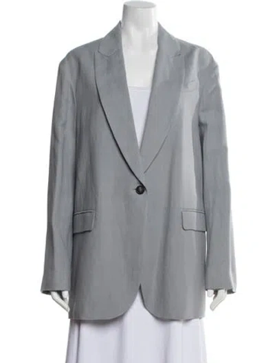 Pre-owned Brunello Cucinelli Blazer In Gray