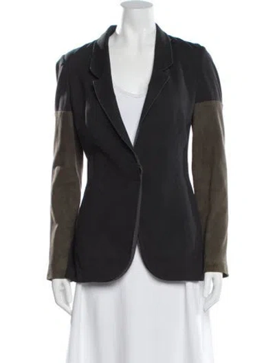 Pre-owned Brunello Cucinelli Blazer In Gray