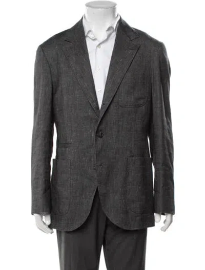 Pre-owned Brunello Cucinelli Blazer In Grey